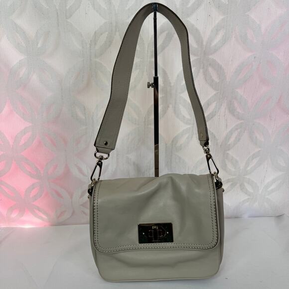 KATE SPADE New York Turn Lock Flap Leather Shoulder Bag - Picture 4 of 12